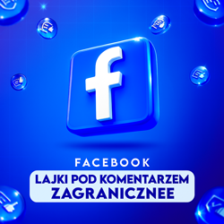 Polubienia komentarza<br> na Facebooku